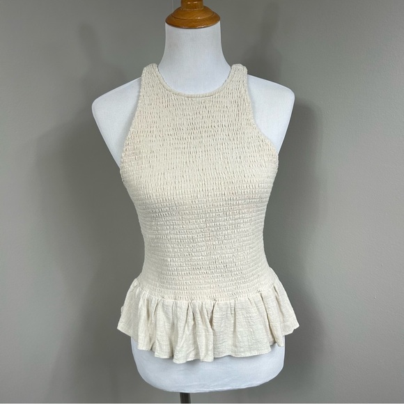 Miou Muse open back sleeveless western style top Sz L - Picture 8 of 9